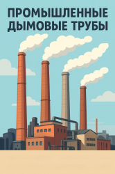 Промышленные дымовые трубы: символ индустрии и инженерной мысли